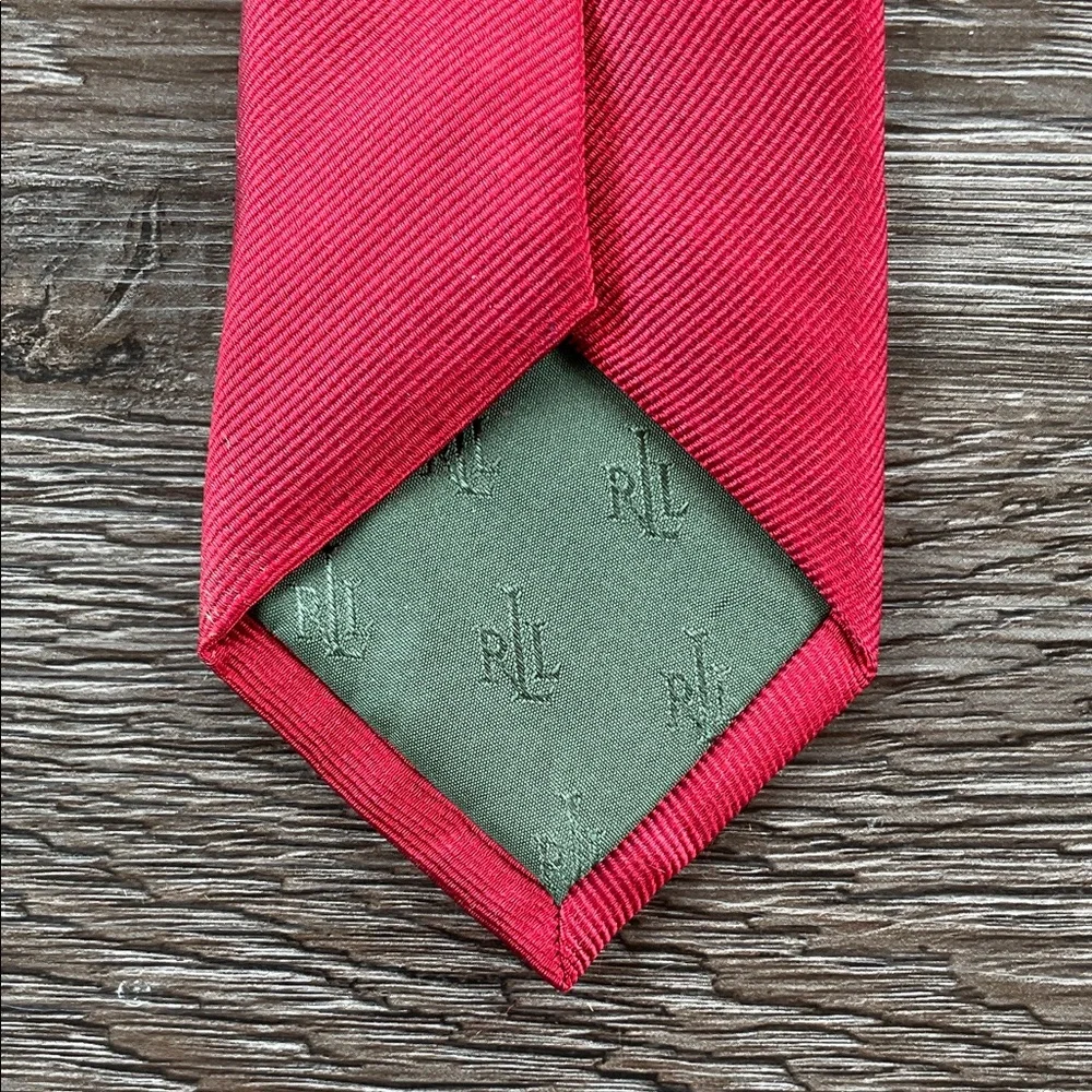 Lauren Ralph Lauren Big Boy Tie Classic Deep Red